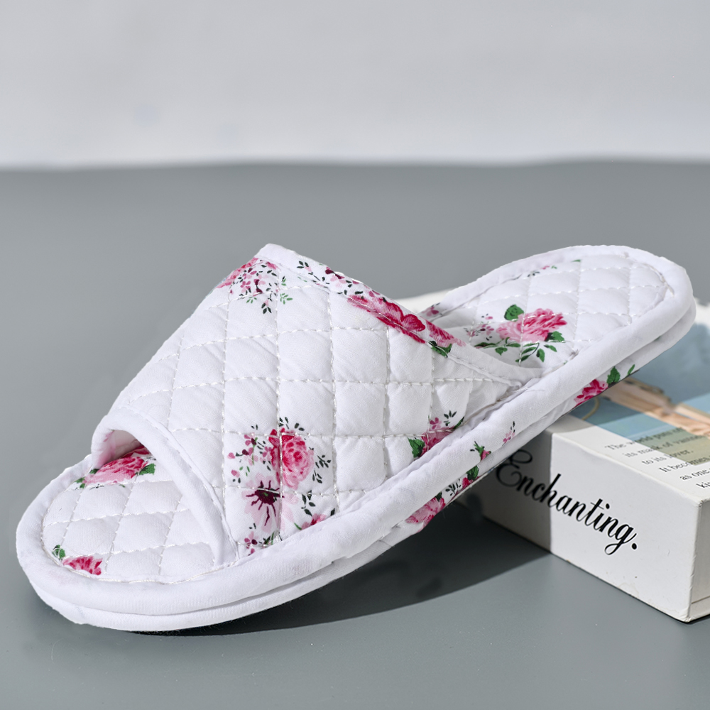 Women Home Slippers Soft Cotto - Women Fashion Store ulasan dan harga