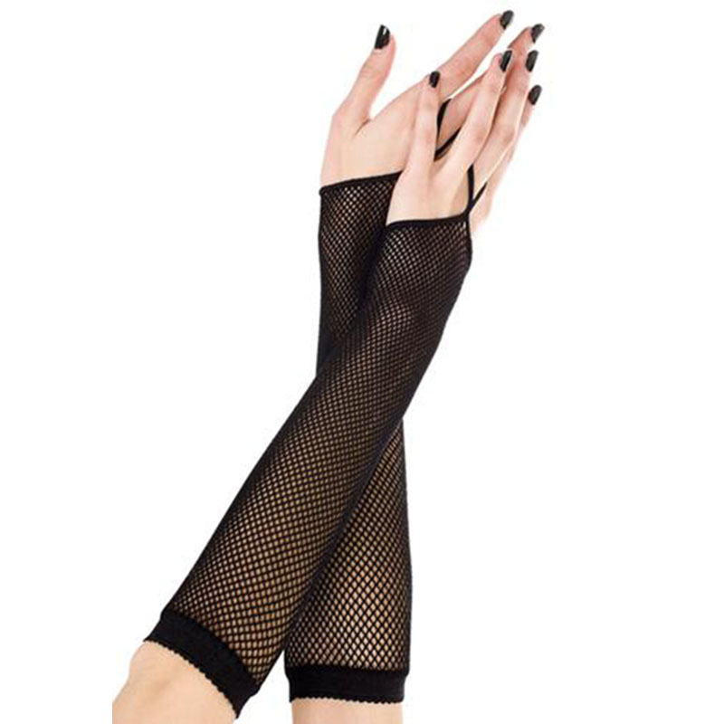 Black New Women Long Fishnet G - Women'S Fashion Gloves ulasan dan harga