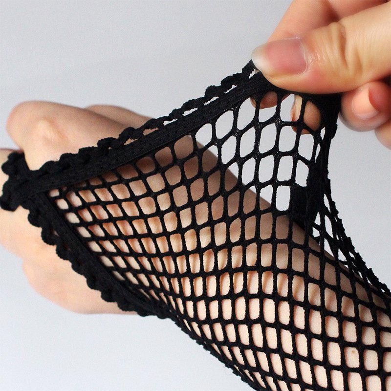 Black New Women Long Fishnet G - Women'S Fashion Gloves ulasan dan harga