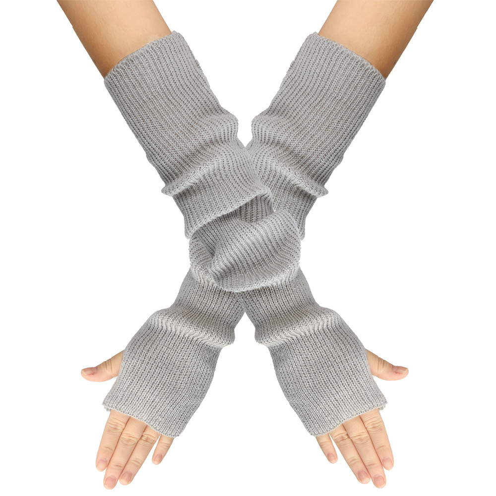 Autumn and Winter Knitted Glov - Women'S Fashion Gloves ulasan dan harga