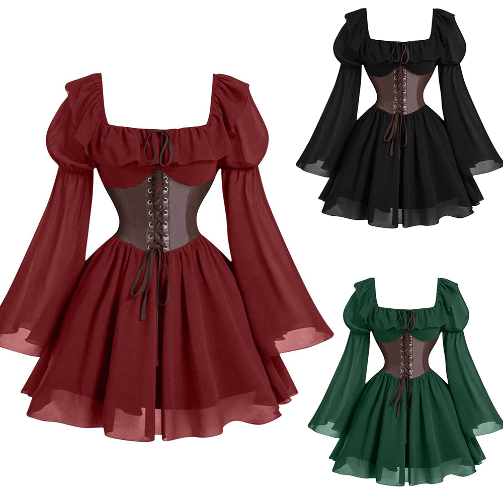 Renaissance Period Medieval Ne - Women'S Fashion Renaissance Period ulasan dan harga