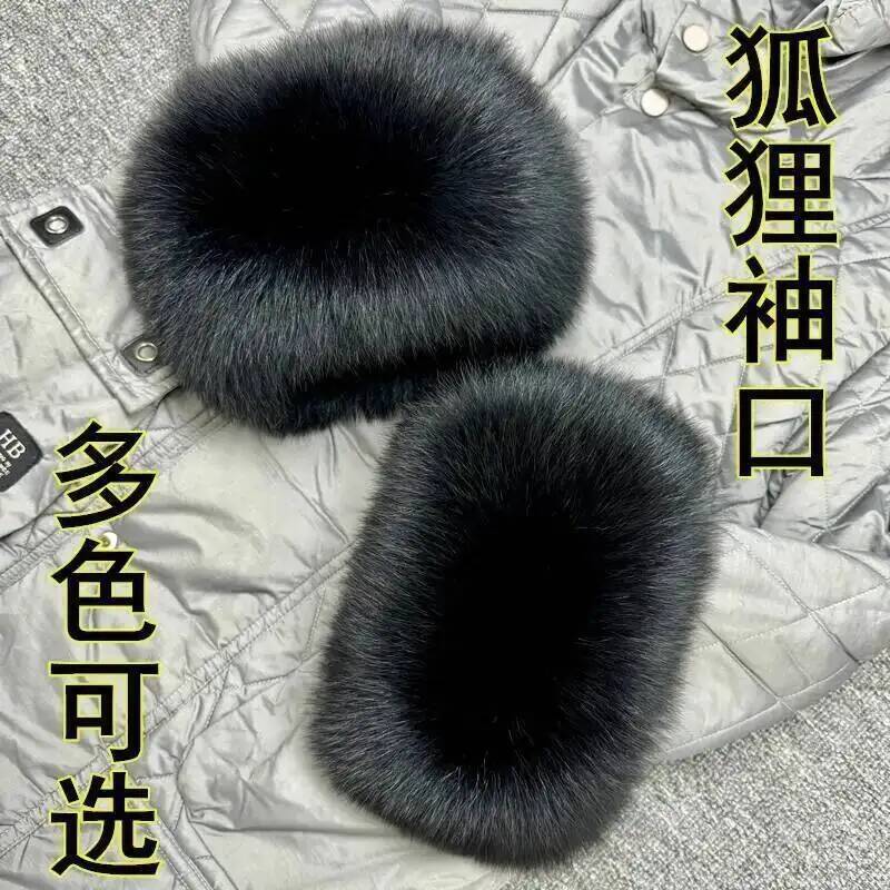 Ladies fox fur Arm Warmers Set - Women Fashion Gloves ulasan dan harga
