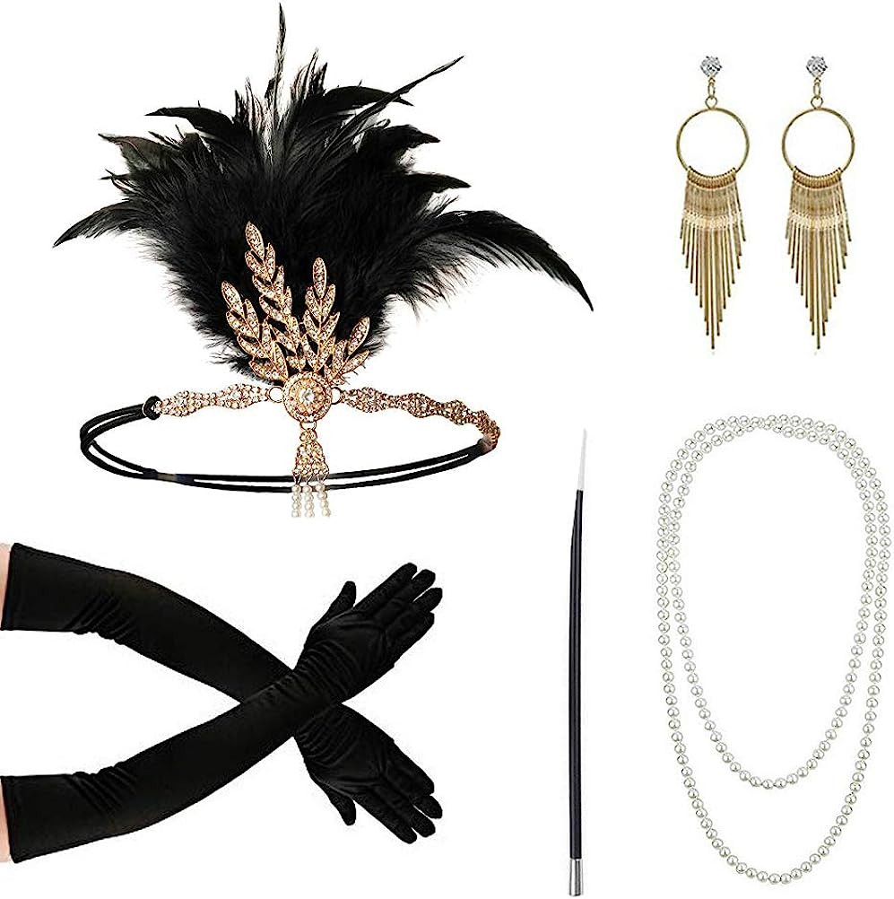 PESENAR 1920s Fashion Flapper  - Women Fashion Gloves ulasan dan harga