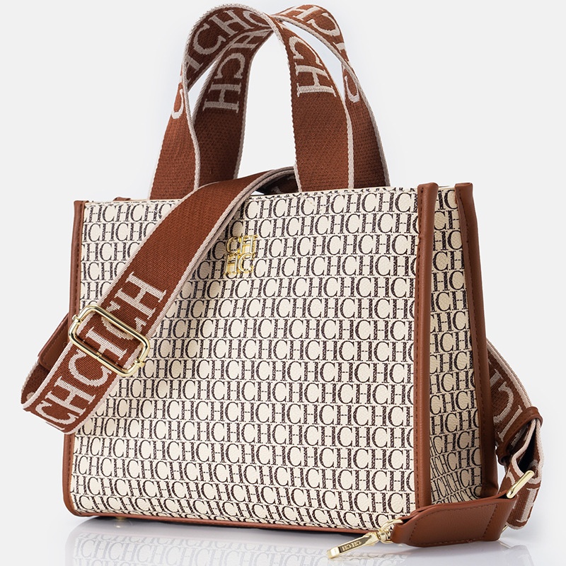 CHCH Fashion Monogram Print Hi - Women Fashion Brand Logo ulasan dan harga