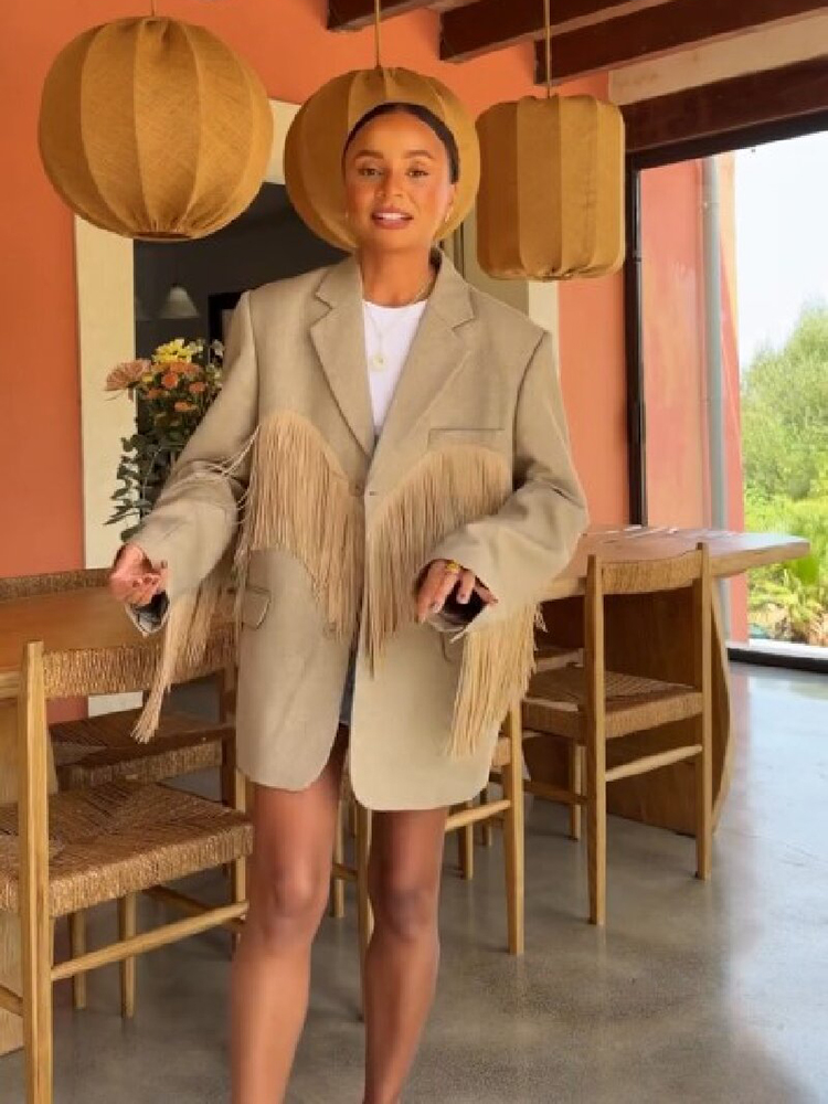 Autumn Fashion Lapel Blazer Ja - Women'S Fashion Trends 2026 Spring Summer ulasan dan harga