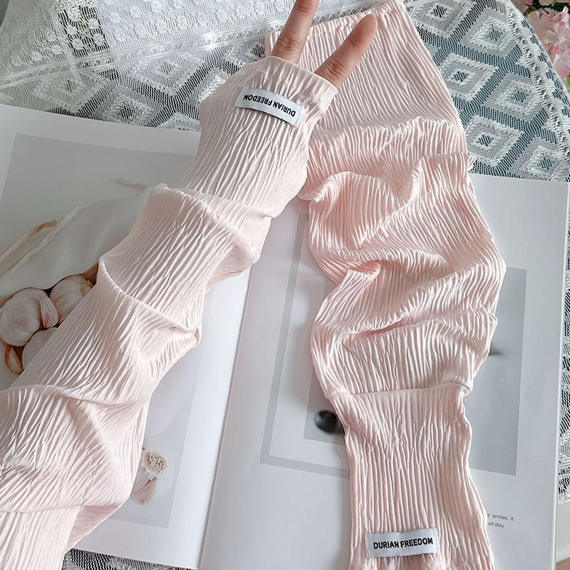 Summer Loose Ice Silk Uv Prote - Women'S Fashion Gloves ulasan dan harga