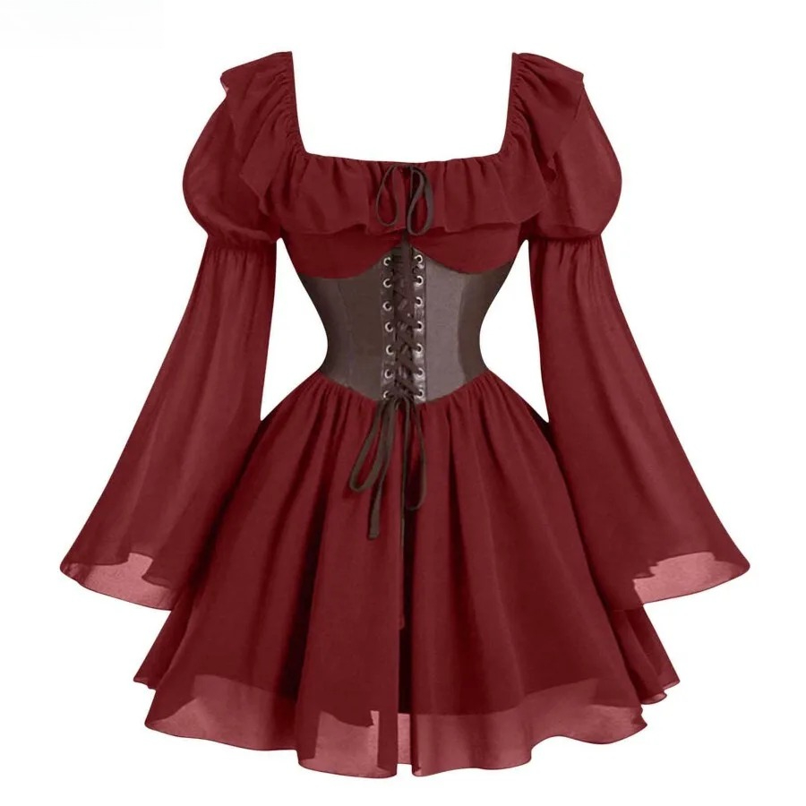 Medieval Dress Renaissance Per - Women'S Fashion Renaissance Period ulasan dan harga