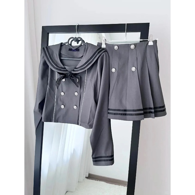 Japanese Subculture Retro Cosp - Pleated Skirt Women ulasan dan harga