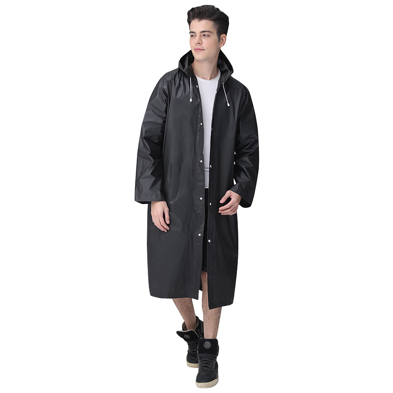 Fashion Outdoor Men's Thick Ra - Women'S Fashion Raincoat ulasan dan harga