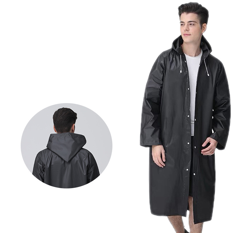 Fashion Outdoor Men's Thick Ra - Women'S Fashion Raincoat ulasan dan harga