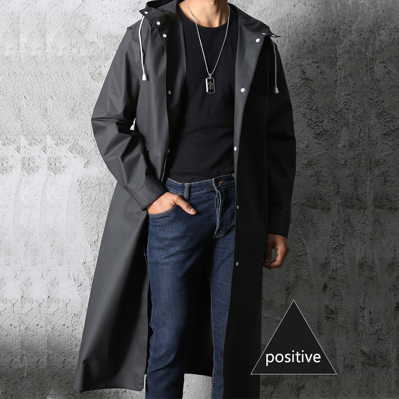 Black Fashion Adult Waterproof - Women'S Fashion Raincoat ulasan dan harga