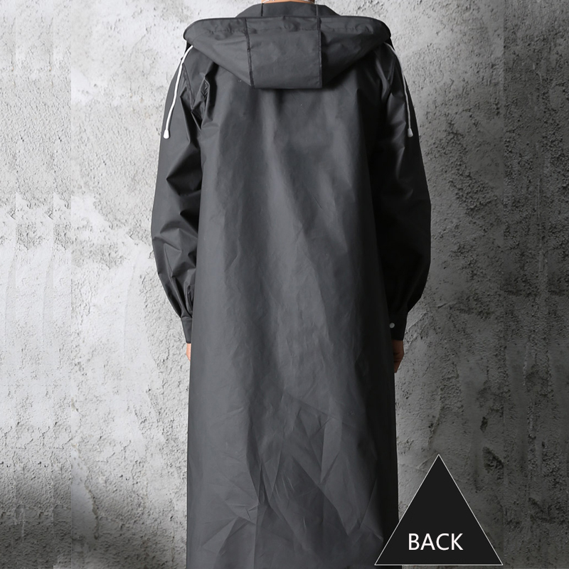 Black Fashion Adult Waterproof - Women'S Fashion Raincoat ulasan dan harga