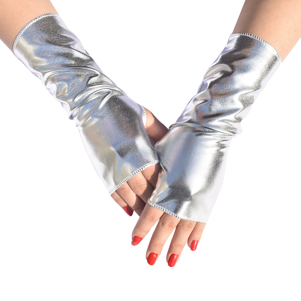 1Pair Women's Faux Patent Leat - Women Fashion Gloves ulasan dan harga