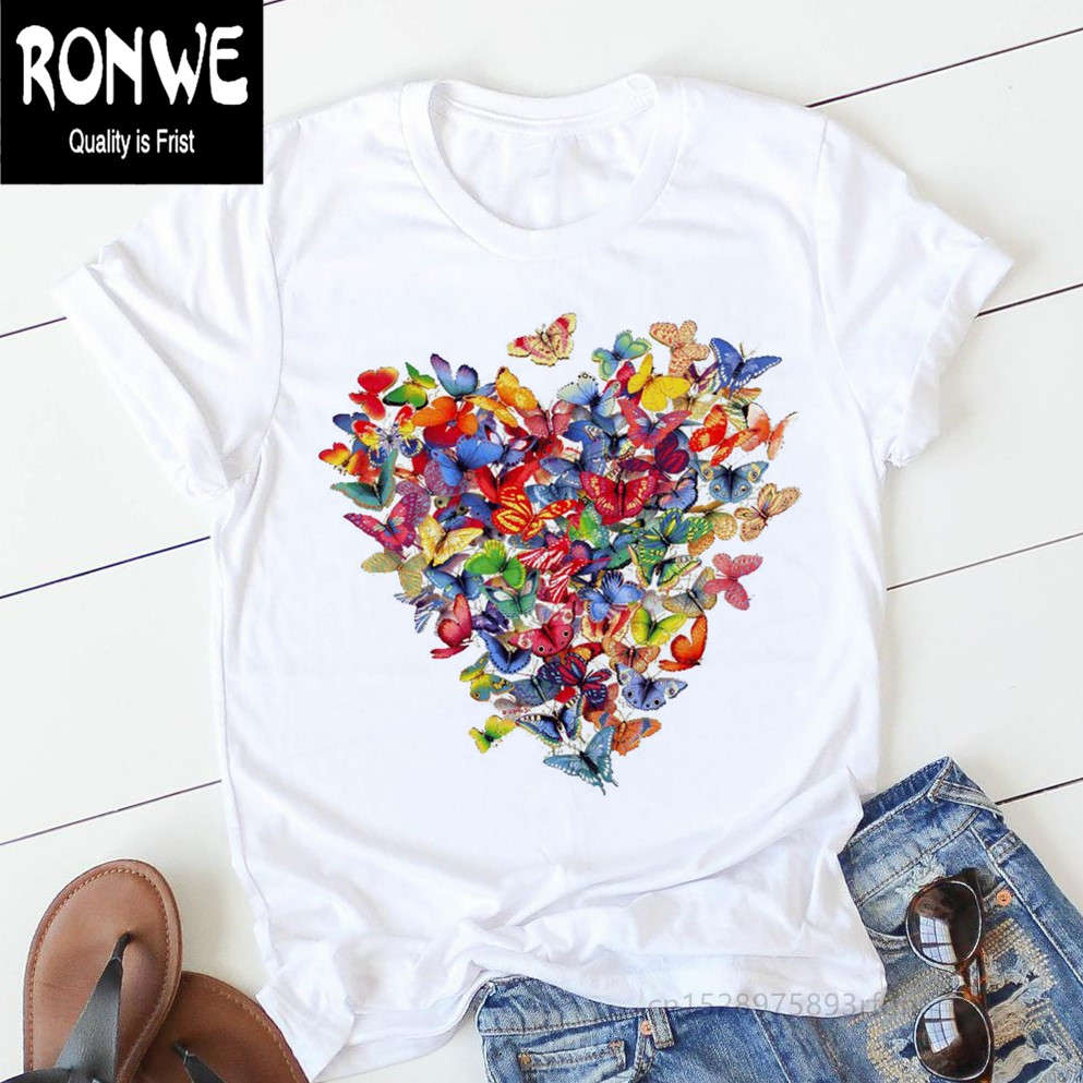 Pink Heart Flower Print Women  - Women'S Fashion From The 90S ulasan dan harga