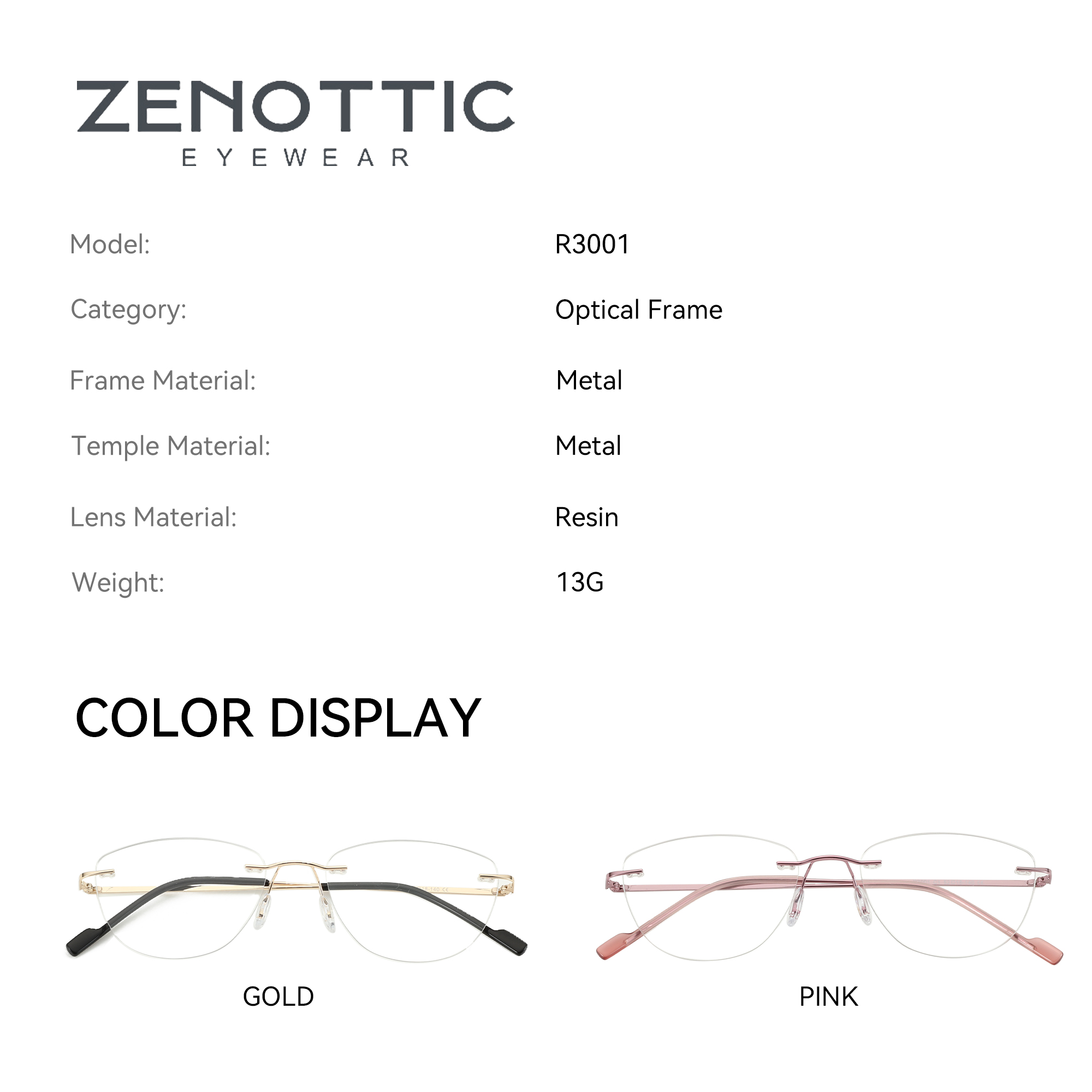 ZENOTTIC Fashion Cat Eye Rimle - Women'S Fashion Glasses Non Prescription ulasan dan harga