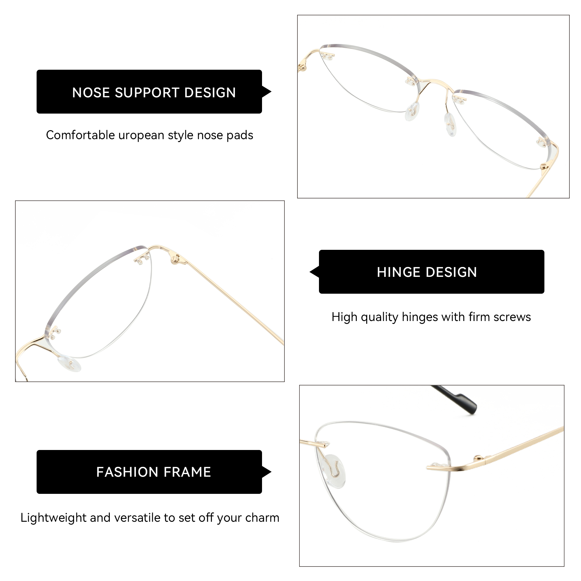 ZENOTTIC Fashion Cat Eye Rimle - Women'S Fashion Glasses Non Prescription ulasan dan harga