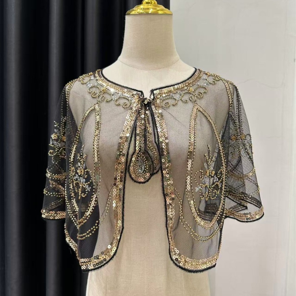 Elegant Sequin Embroidery Flap - Women'S Fashion Of The 1920S ulasan dan harga