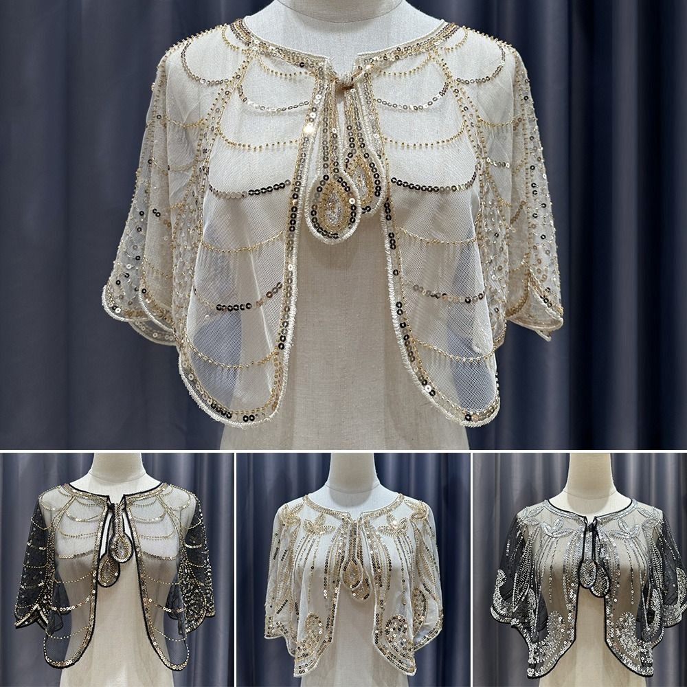 Elegant Sequin Embroidery Flap - Women'S Fashion Of The 1920S ulasan dan harga