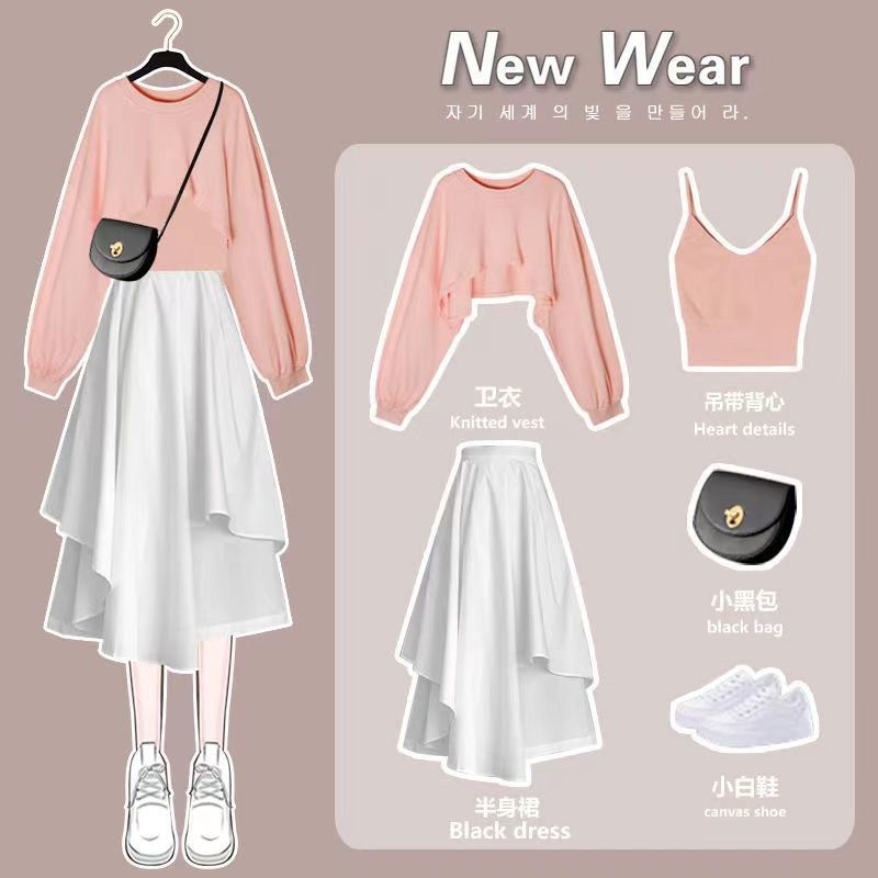 Fashion Suit Female Skirt 2025 - Women'S Fashion Sweatshirts ulasan dan harga