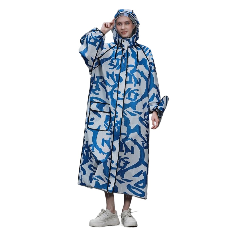 Long Camouflage Raincoat for A - Women'S Fashion Raincoat ulasan dan harga